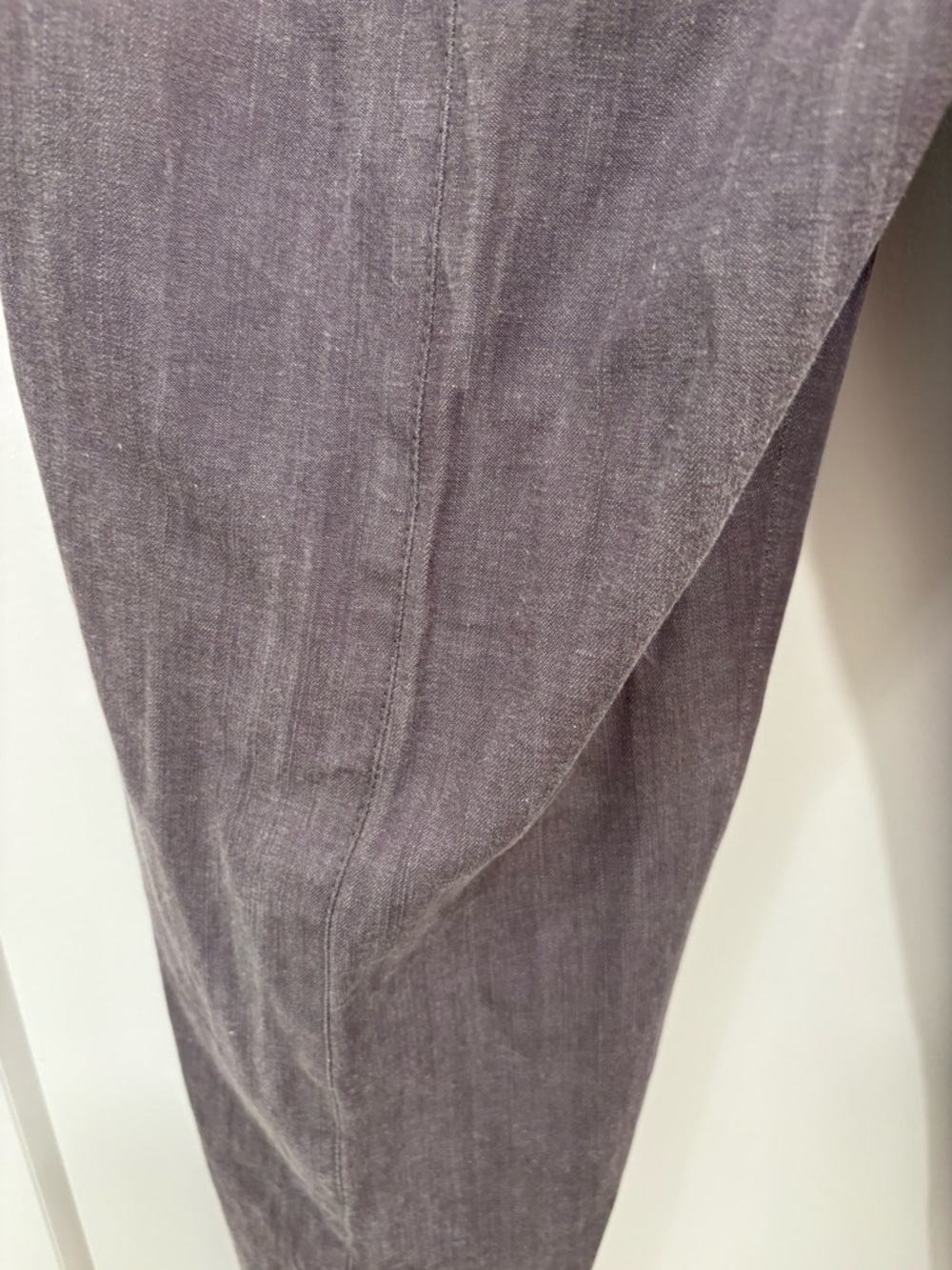 Akris Punto Minimalist Grey Cotton Viscose Pintuck Cropped Pants Size 6 - Picture 12 of 16